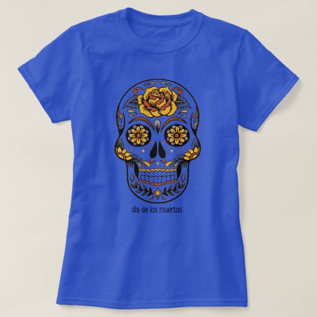 Dam Day of the dead T-Shirt (Design framsida)