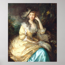 Dam de Dunstanville Thomas Gainsborough Fine Art Poster