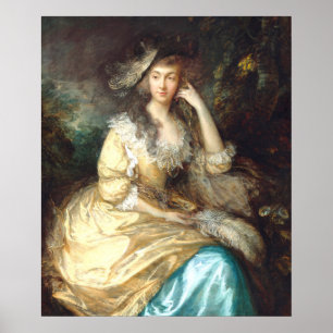 Dam de Dunstanville Thomas Gainsborough Fine Art Poster