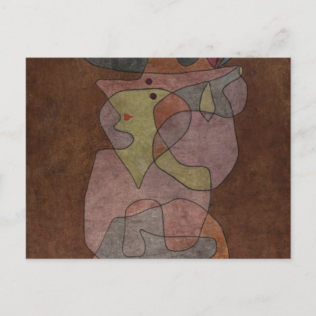 Dam Demon av Paul Klee Vykort (Framsida)