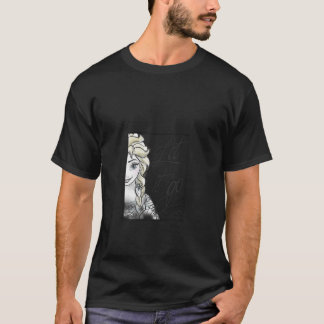 Dam Disney Frozen Let It Go Snöflinga Elsa Ram T Shirt