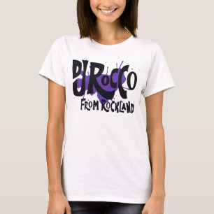 Dam-DJ Rocco From Rockland-logotyp svart T Shirt