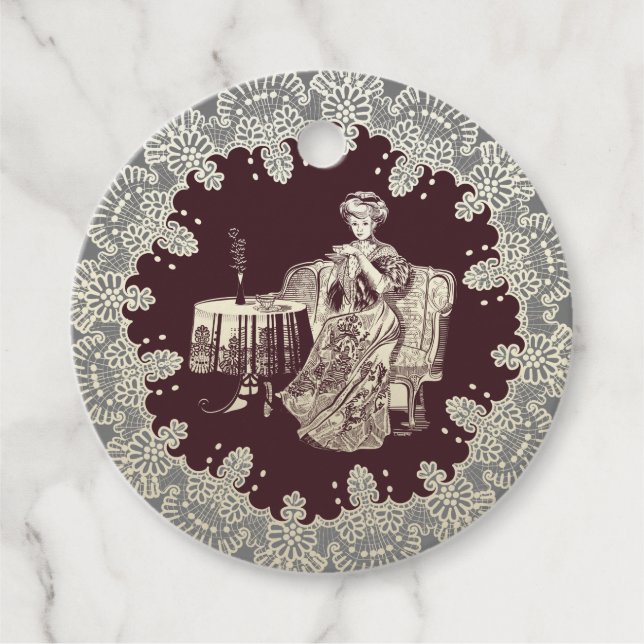 Dam drinte gåvor etiketter (Framsida)