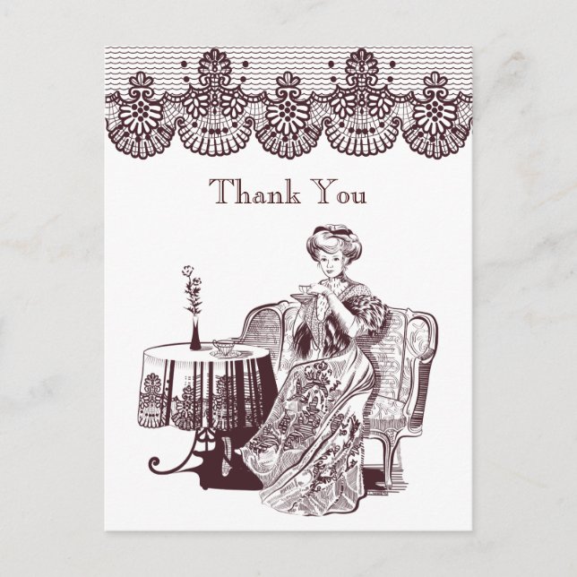 dam drinte vykort (Framsida)