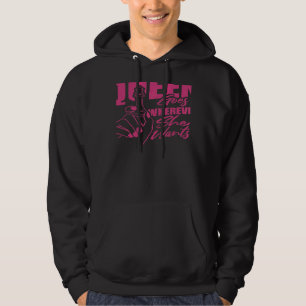 Dam Drottningen Går Vart Hon Vill Ost Hoodie
