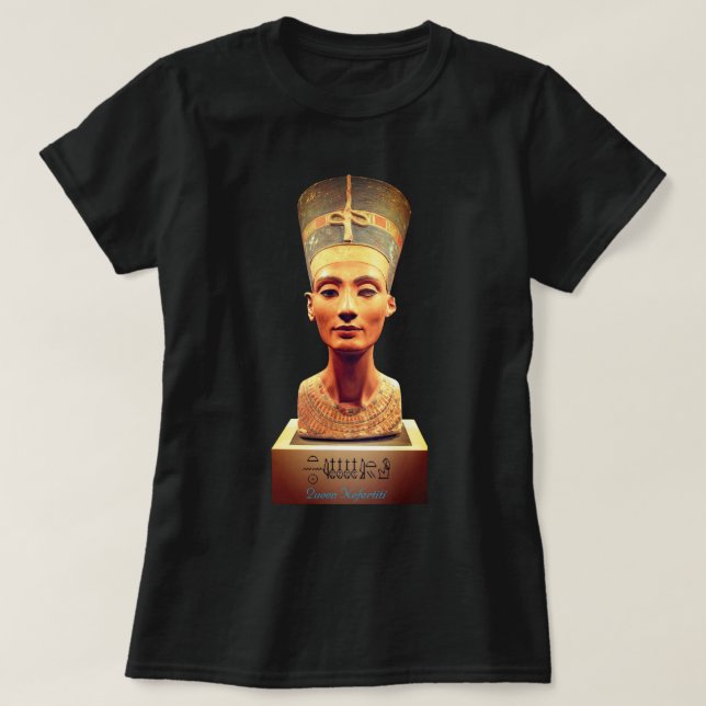 Dam Egyptens drottning Nefertiti T-Shirt (Design framsida)