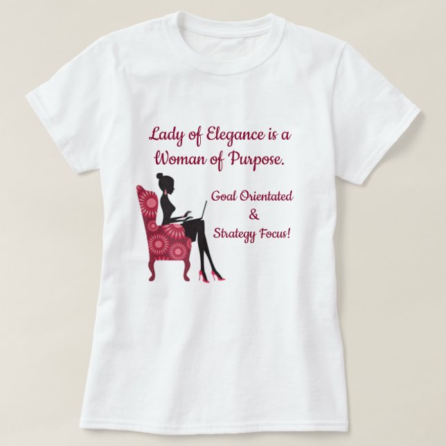 Dam Elegance Collection T Shirt (Design framsida)