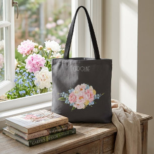 Dam Elegant Blommig Boho Söt Tygkasse