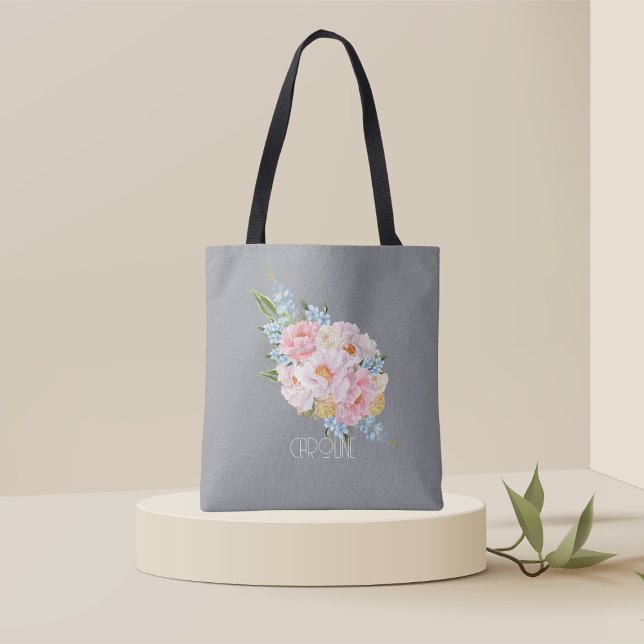 Dam Elegant Blommigt Boho Cute Tygkasse (Skapare uppladdad)