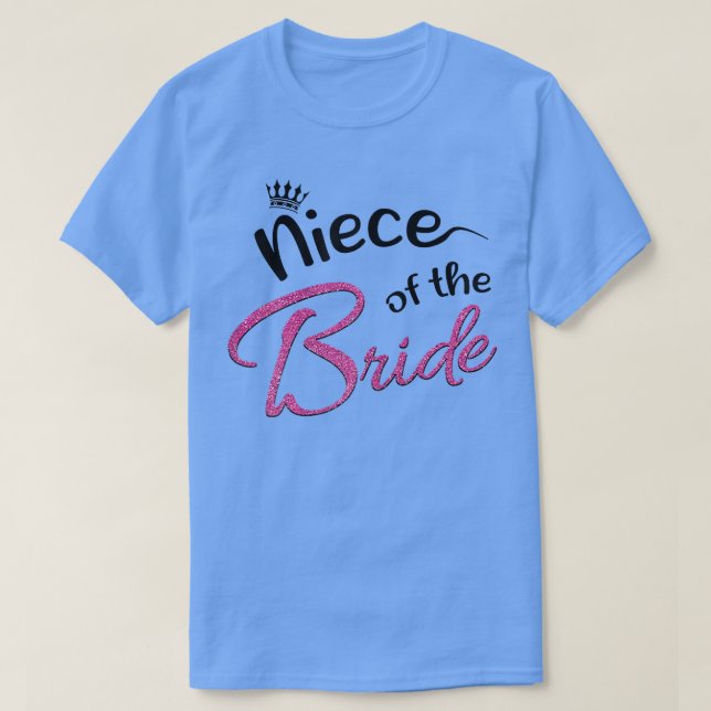 Dam Familj Systerbrud Matchande Bröllopsparty N T Shirt (Design framsida)