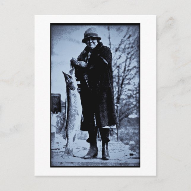 Dam får de stora! vykort (Framsida)