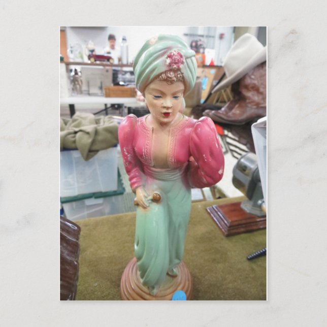 Dam Figurine Vykort (Framsida)