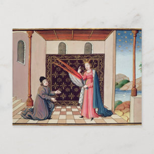Dam filosofi erbjuder Boethius vingar Vykort