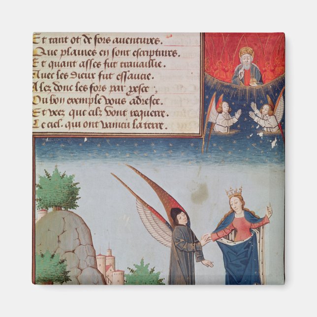 Dam filosofi leder Boethius under flygning Magnet (Framsidan)