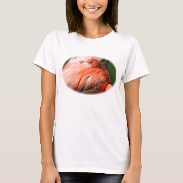 Dam Flamingo Shirt T-shirt (Framsida)