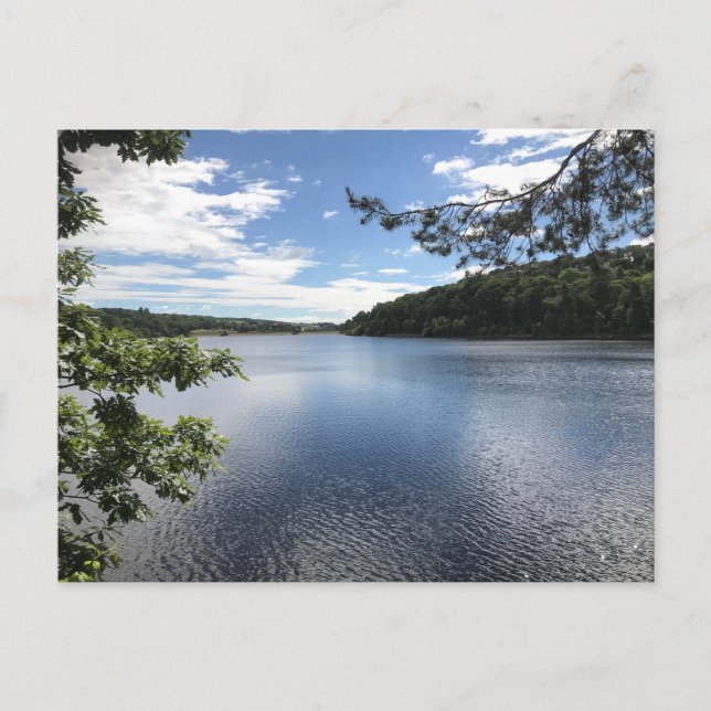 Dam Flask-reservoaren i Peak District Vykort (Framsida)