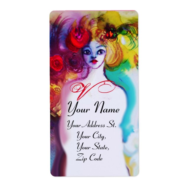 DAM FLORA MONOGRAM Beauty Salon Makeup Artist Fraktsedel (Framsidan)