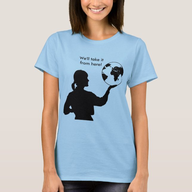 Dam Flowcle Circle Top Tee Shirt (Framsida)