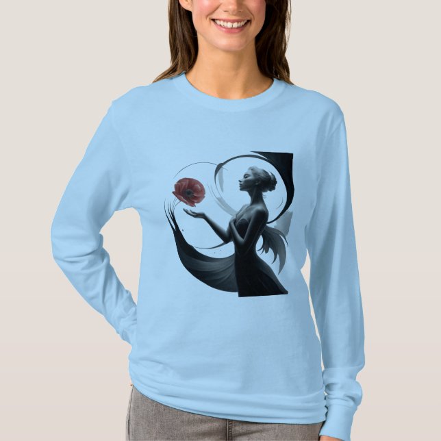 Dam Flowers T Shirt (Framsida)