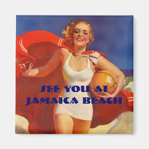 Dam för baddräkt för magnet~ RETRO stilfull på Magnet
