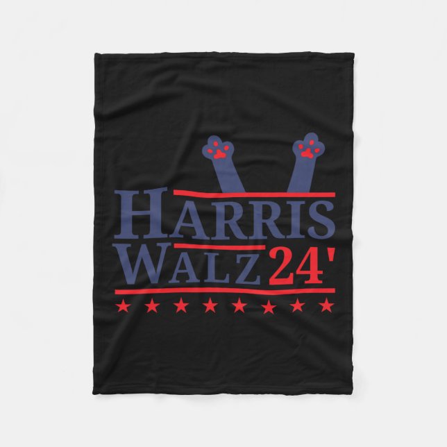Dam för Kamala Harris Tim Wheimer 2 Fleecefilt (Framsidan)