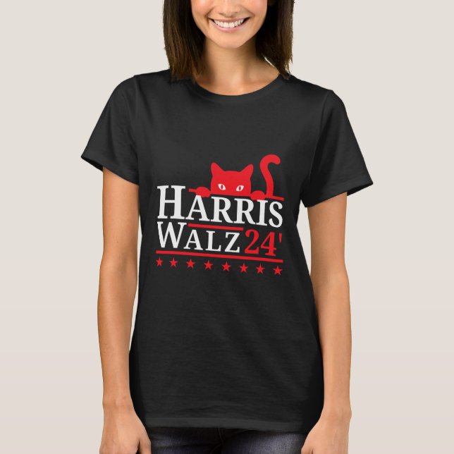 Dam för Kamala Harris Tim Wheimer V T Shirt (Framsida)