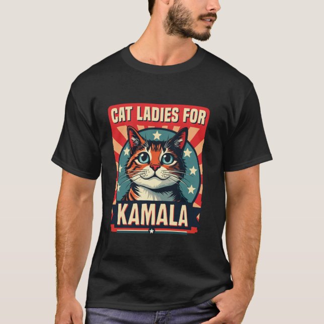 Dam för Kamalas omröstning 2024 T Shirt (Framsida)