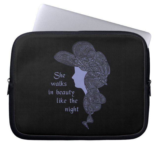 Dam för Lord Byrons Laptop Sleeve (Framsidan)