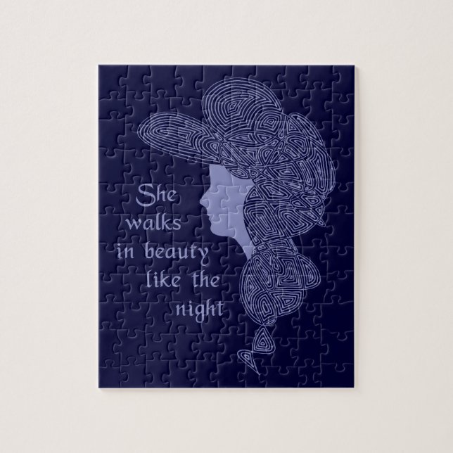 Dam för Lord Byrons Pussel (Vertikal)