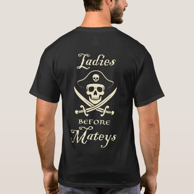 Dam före Mateys Pirat T Shirt (Baksida)