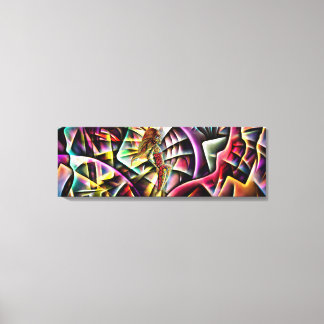 Dam Fractal, Abstrakt prinsessan av Fractal Land Canvastryck