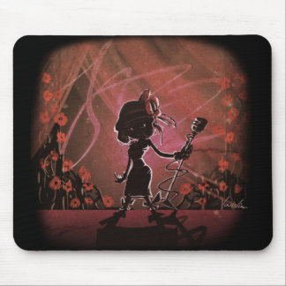 Dam från Jazz: Trumf resa Mousepad Musmatta