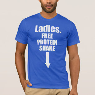 Dam. Fri Protein-skakning. T-shirt