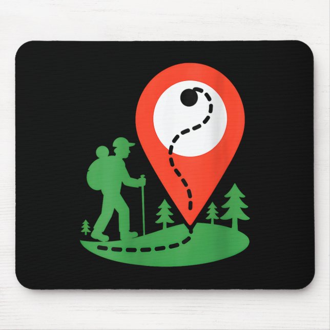 Dam Geocaching Vandring V-ringad  Musmatta (Framsidan)