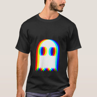 Dam Ghost Trippy Vaporwave House Musik Festival T Shirt