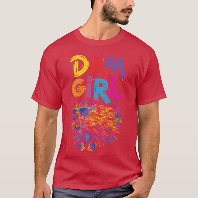 Dam Girl boy T Shirt (Framsida)