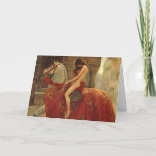 Dam Godiva, John Collier, 1898 Kort