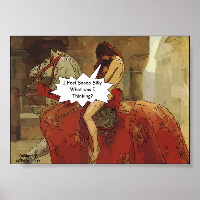 Dam Godiva Tecknad poster (Framsidan)