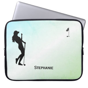 Dam Golf Grönt Personal Laptop Fodral