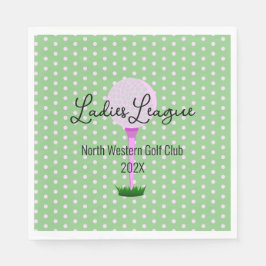 Dam Golf League Golf Party Pappersservett