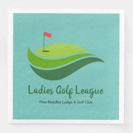 Dam Golf League Party Dinner Napkin Pappersservett