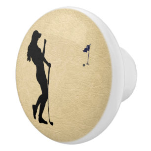 Dam Golf Leather Titta Knopp