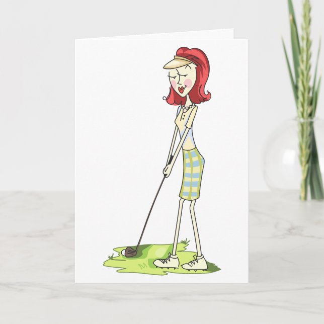 Dam Golfer Kort (Framsida)
