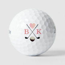Dam Golfer Stylishly Rosa Monogrammed Feminine