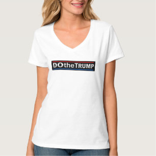 Dam GÖR VUMP V-Nacke T Shirt