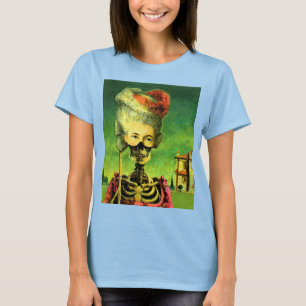 Dam gotiic Skeleton Camouflage T-shirt