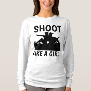 DAM GUN T-SHIRTS, SHOT LITE EN GIRL T SHIRT