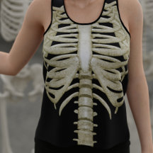 Dam Halloween fest Costume Skeleton Ribs