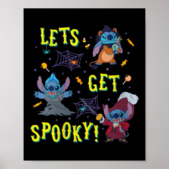 Dam Halloween Let's Get Soky! Skurkostymer  Poster (Framsidan)