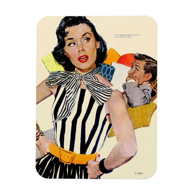 Dam har blivit förolämpat 2 magnet (Vertikal)